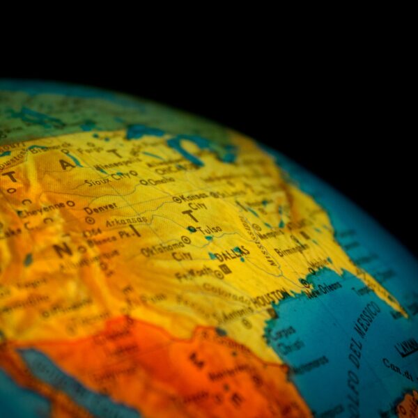 united states on a map